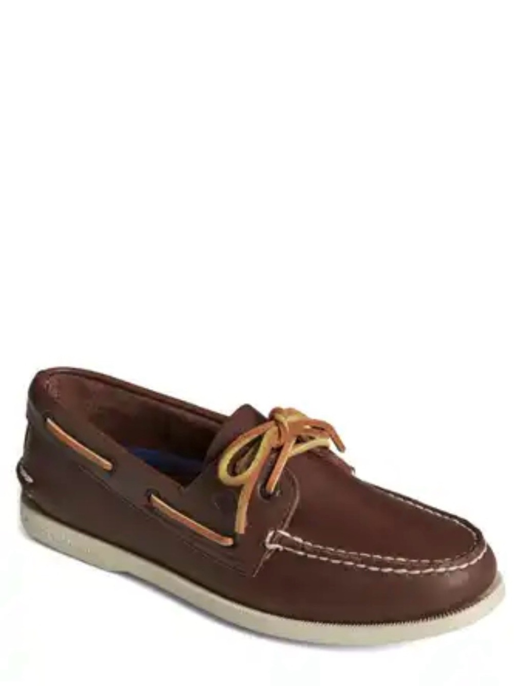 Sperry Authentic Original 2-Eye Boat Shoe in Brown Leather